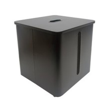 CONTENITORE PORTA PELLET CON COPERCHIO - Dimensioni cm 40x40x41 h