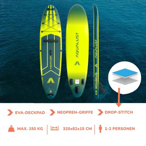 Aqualust isup board - aqualust, stand