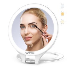 WEILY Specchio Trucco con Luci