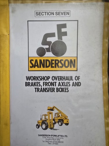 Sanderson carrello elevatore - carrello,