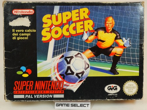 Super soccer nintendo snes - soccer,