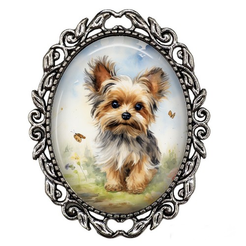 Spilla yorkie cucciolo - yorkie,