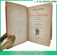 Dante Alighieri LA DIVINA COMMEDIA commentata Scartazzini Polacco hoepli 1911