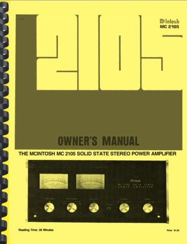 Amplificatore mcintosh mc2105 - amplificatore,