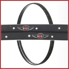 NOS NISI CORSA TORO CERCHI 28" 700c 32H TUBOLARI VINTAGE anni 70 80 ROAD RACING DARK
