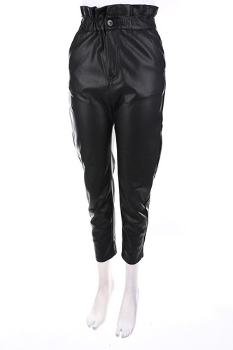 Zara pantalone ecopelle vita - zara,