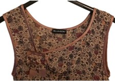 Abito Estivo Smanicato Elegante Vintage Taglia 42