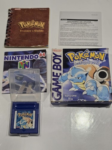 Pokemon blu nintendo game - pokemon,
