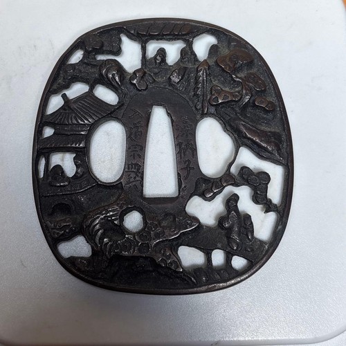 Ferro tsuba echizuhikone - ferro,