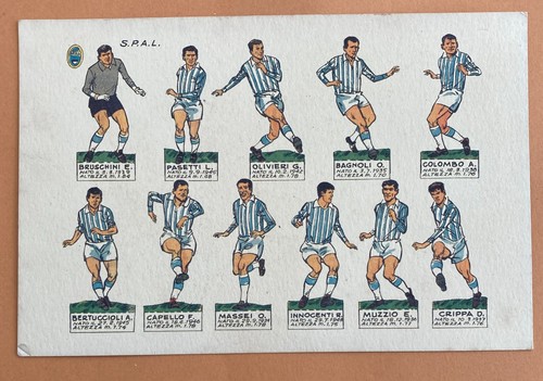 Cartolina spal calcio anni - spal, '60