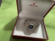 Revue giorno e data ladi cassa e brac in acciaio vintage anni 70 aut-cal-MSR H67