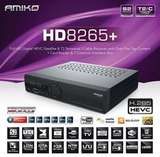 Decoder TV AMIKO HD 8265+ Combo DVB-S2/T2/C – Full HD H.265 HEVC