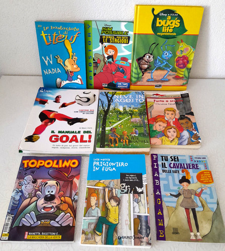 Lotto libri per bambini e - lotto, 9