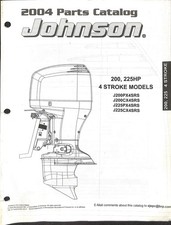 Catalogo ricambi motore fuoribordo 4 tempi Johnson 200-225cv 2004 J200PX4SRS