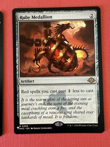 Mtg the list ruby - ruby, medallion