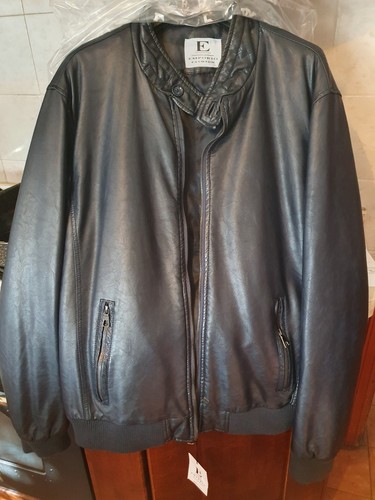 Giubbotto eco pelle uomo 54 - tg,