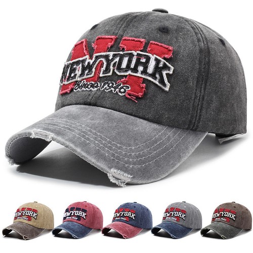 Cappello baseball denim - , lavato