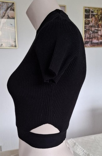 Tshirt nera top - s, nero
