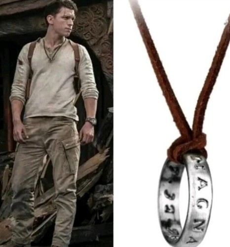 Collana con anello uncharted - collana,