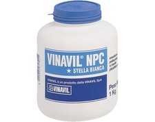 Colla adesivo vinilica VINAVIL NPC stella bianca 1 Kg. cartotecnica legatoria
