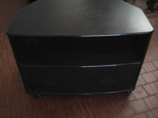 mobile porta tv nero con casse acustiche incorporate