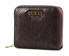 GUESS borsa Laurel SLG Small Zip Around Wallet Plum