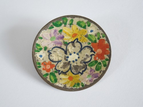 Spilla vintage rotonda - spilla,