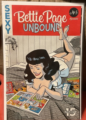 Copertina bettie page unbound - bettie, page: