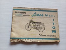 Itom Astor 50 Lusso -Turismo - Viaggio manuale uso + catalogo ricambi originale