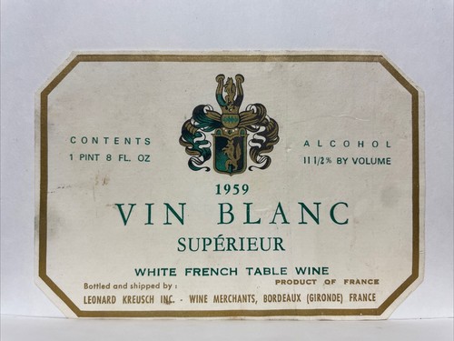 Leonard kreusch inc vino - kreusch,