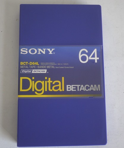 Nastro betacam digitale - , sony