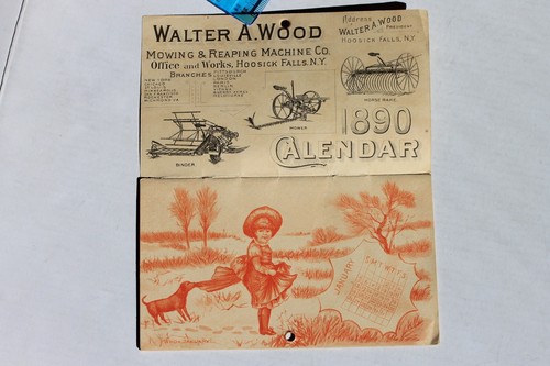 Calendario walter wood - wood, 1890