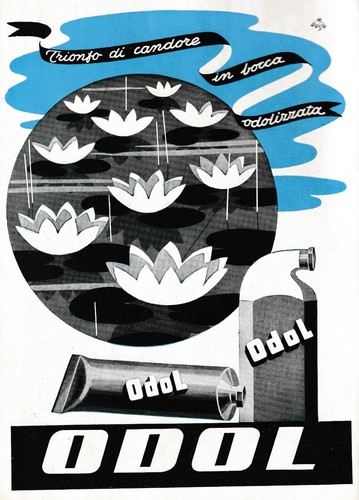 Pubblicita 1942 odol - 1942, studio