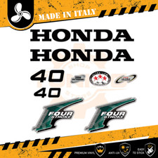 Decalcomania Adesivi Motore Fuoribordo Honda 40 cv Four Stroke - B