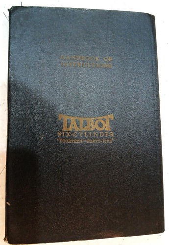 Talbot six cylinder - talbot,