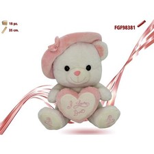 Fgf Peluche Orso Rosa Con