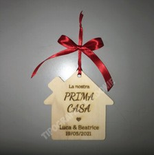 Decorazione per albero di Natale "Casetta in legno"