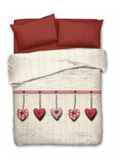 COPRILETTO ESTIVO CUORI ROSSO