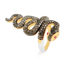 Anello Serpente Argento