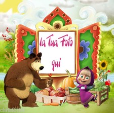 Cialda MASHA E L'ORSO