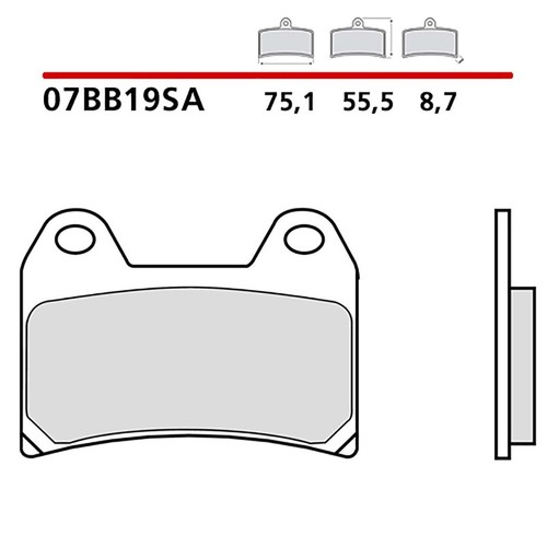 Brembo kit pastiglie freno - kit,