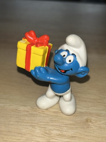 Jokey smurf with - smurf, present