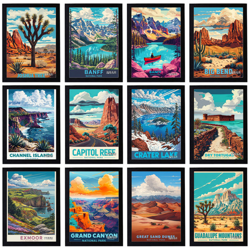 Poster vintage parchi - poster,