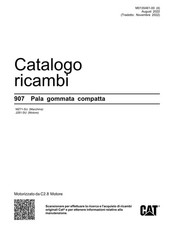 Caterpillar 907 Pala gommata