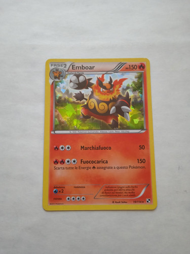 Carta pokemon emboar 19 114 - carta, "emboar"