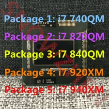 Intel Core i7-740QM i7-820QM