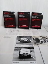 cartella stampa originale 1987 in inglese Lancia Thema 8.32