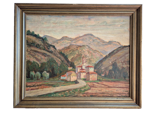 Dipinto olio tavola - dipinto,