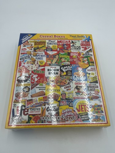 White mountain cereal boxes - white,
