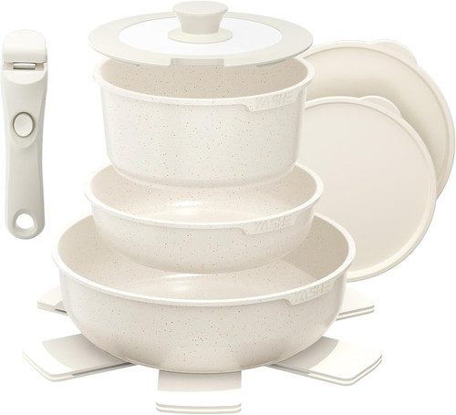 Batteria pentole pezzi set - pentole,